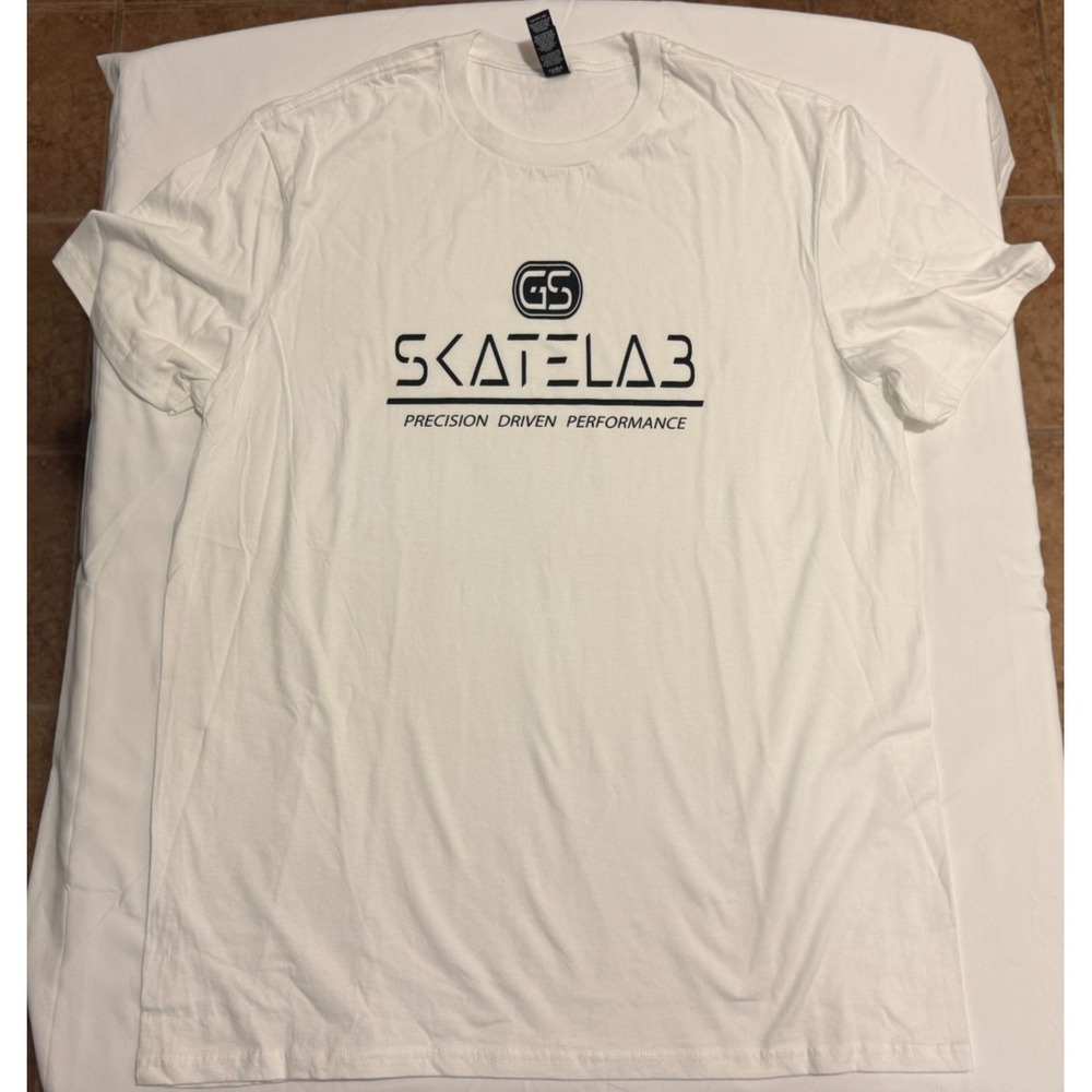 GS Skatelab District T-Shirt - White - Size XL - NEW - 100% Cotton